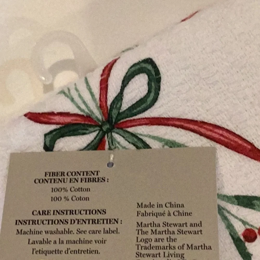 Martha Stewart Christmas Kitchen Towels - Set of 3